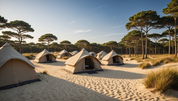Camping écologique sur le bassin d'arcachon : dunes et forêts préservées